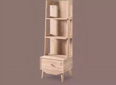 Shelf Wardrobe Bookshelf Cabinets Multipurpose Furniture Brown 54x45x161